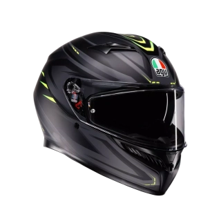 Prilba AVG K3 SYTH MATT BLACK/YELLOW FLUO