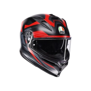 Prilba AGV K7 GLIMPSE MATT BLACK/RED