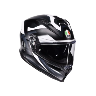 Prilba AGV K7 GLIMPSE MATT BLACK/WHITE