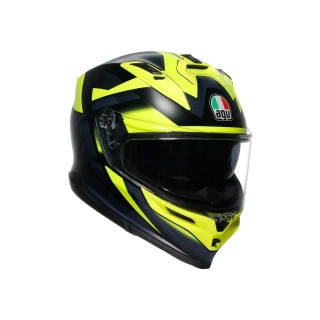 Prilba AGV K7 GLIMPSE MATT BLACK/YELLOW FLUO
