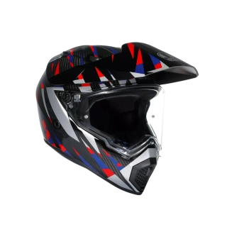 Prilba AGV AX9 STEPPA CARBON/RED/BLUE