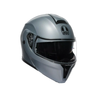 Prilba AGV Streetmodular MONO MATT SILVER