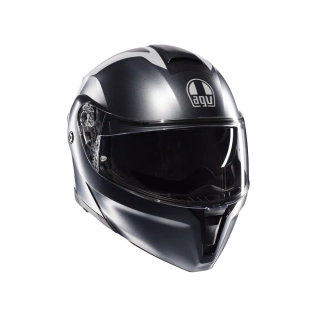 Prilba AGV Streetmodular RESIA MATT GREY/SILVER/RED